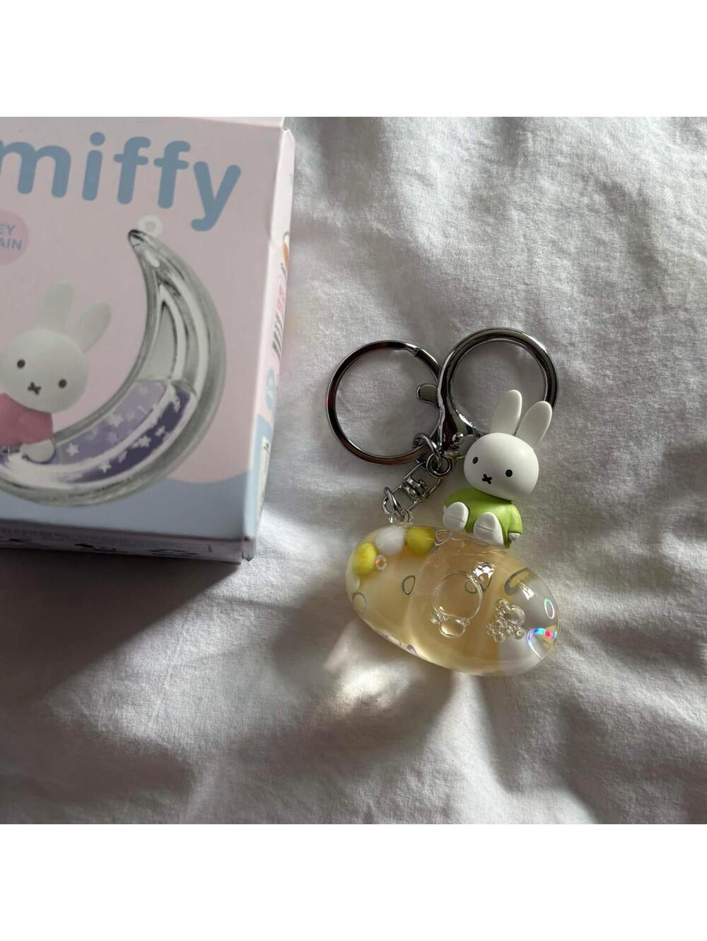 miffy cloud kawaii keychain